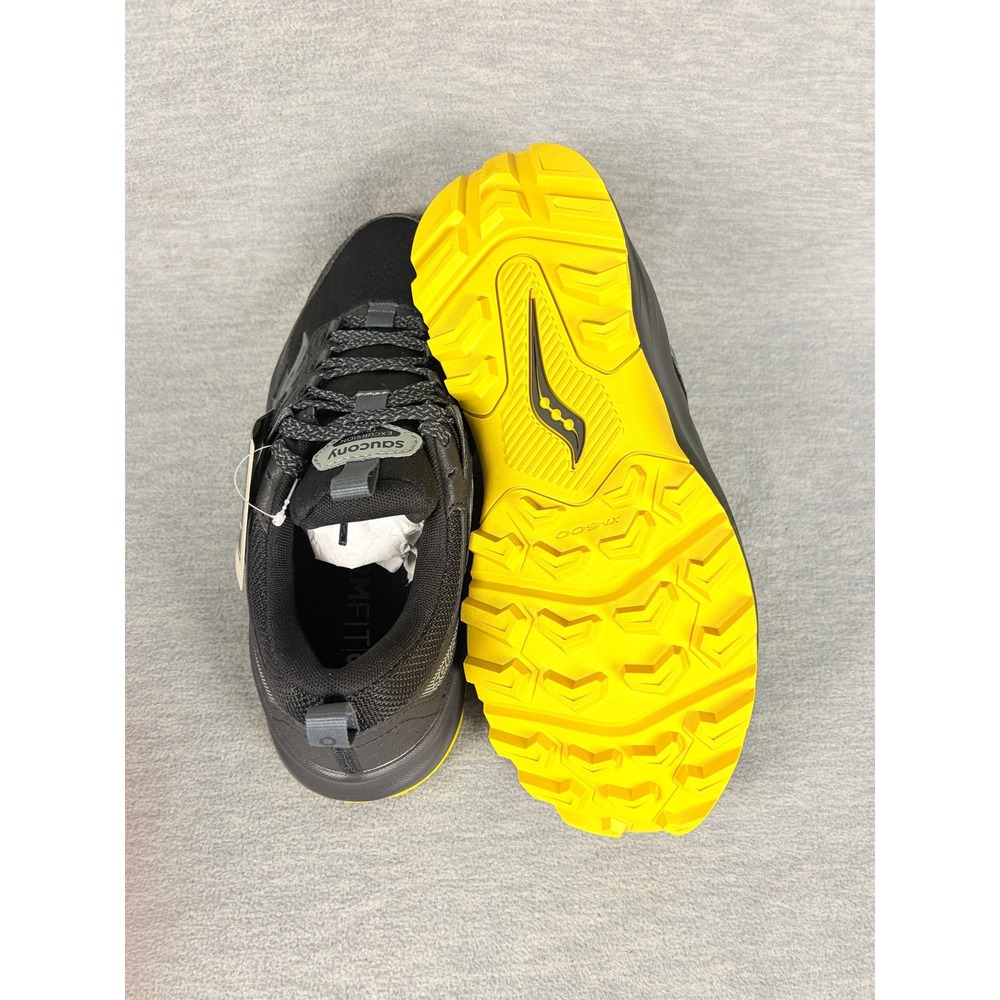 Saucony Excursion TR17 GTX Trail Sneakers Mens 7 Black Yellow Outdoors Gore-Tex - Picture 15 of 15